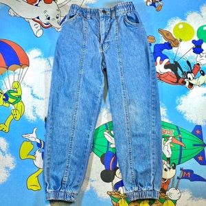 Vintage 80s medium washed tapered Bristol Blues youth jeans 🌀